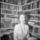 Madeleine L’Engle in her “Tower,” her writing room above the garage where she wrote A Wrinkle in Time, circa 1959.