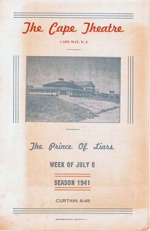 Playbill from Madeleine's apprentice year